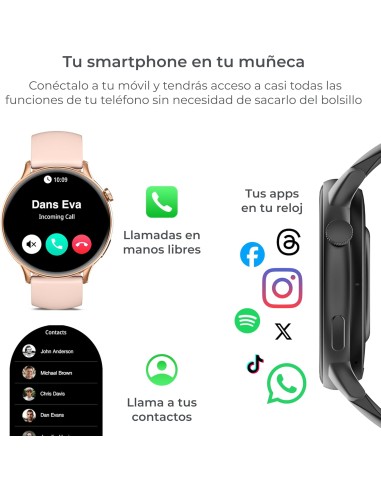 Smartwatch KSIX Core 2 Amoled Negro