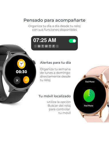 Smartwatch KSIX Core 2 Amoled Negro