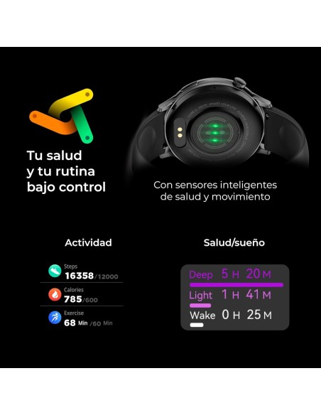 Smartwatch KSIX Core 2 Amoled Negro