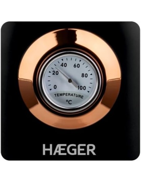 Hervidor Eléctrico HAEGER ART DECO BLACK 17L 2200W