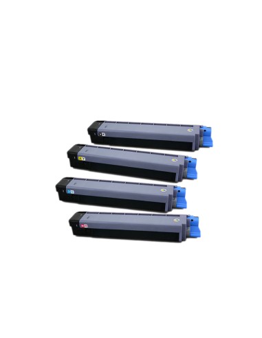 Toner CW para OKI C810 830 Cyan 8000pag